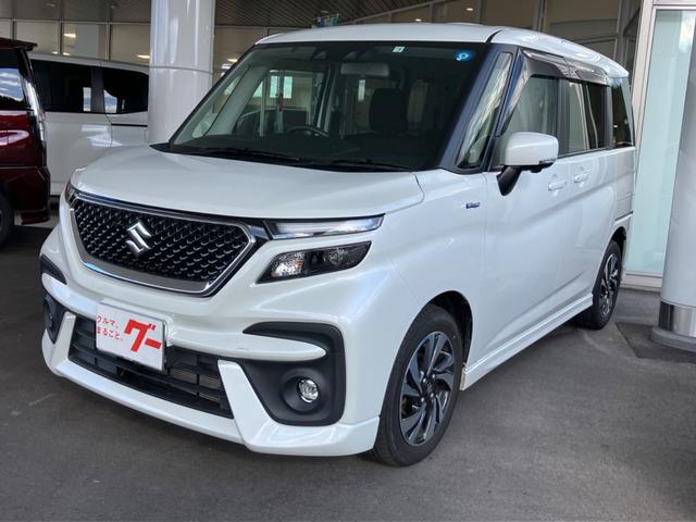 ハイブリッドＭＶ　４ＷＤ　全周囲カメラ　ナビ　ＴＶ　クリアランスソナー　オートクルーズコントロール　レーンアシスト　衝突被害軽減システム　両側電動スライドドア　オートライト　ＬＥＤヘッドランプ　スマートキー