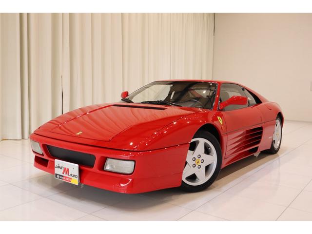 348（フェラーリ）ｔｂ　ディーラー車　左ハンドル　５速マニュアル　アルミホイール　レザーインテリア 中古車画像