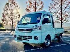 ハイゼットトラック ジャンボエクストラ 禁煙車 4WD 衝突軽減装置 LEDヘッド スマートキー二個 LEDフォグランプ オートハイビーム オートライト ハードカーゴ製 リアゲート延長キット マッドカバー ドラレコ カロッツェリアチューナー 中古車画像