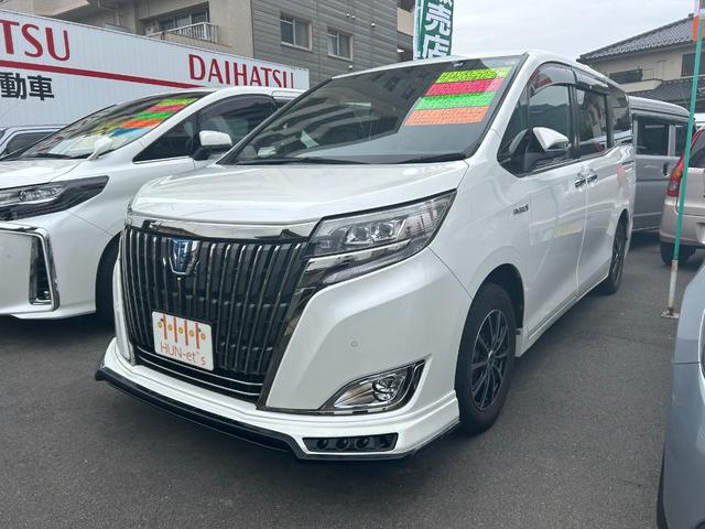 トヨタ エスクァイア ハイブリッドＧｉ　禁煙車　ＴＲＤエアロフロント　純正１０型ナビ