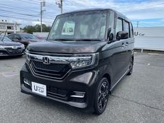 N-BOXカスタム G・Lターボホンダセンシング 両側電動ドア 純正インチナビ CD/DVD フルセグTV ミュージックラック BluetoothAudio ドラレコ前 LEDヘッドライト ETC車載器 ルーフコンソール エンジンスターター 中古車画像