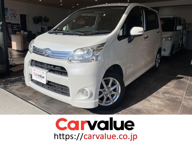 ムーヴ(ダイハツ) カスタム　Ｘリミテッド　エコアイドル　ＥＴＣ　Ｂカメラ　ＴＶナビ　ＣＤ　ＨＩＤ　フォグ　プッシュスタート　スマートキー　電格ミラー　ＩＳＯＦＩＸ　ベンチシート 中古車画像