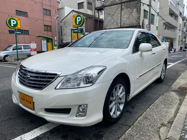 トヨタ クラウン バックカメラ 純正マルチ ｅｔｃ プッシュスタートの中古車 車体価格74万円 08 平成 年式 走行4 9万キロ 車体色パールホワイト 広島県広島市中区舟入中町１０ １８ ミスター中古車の在庫 グーネット中古車