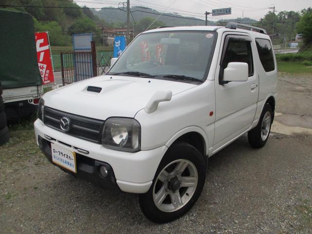 ＡＺオフロード(マツダ) 後期　５速　４ＷＤ　ターボ　ラジエター交換済　ＤＶＤ再生フルセグナビＴＶ　ＥＴＣ 中古車画像