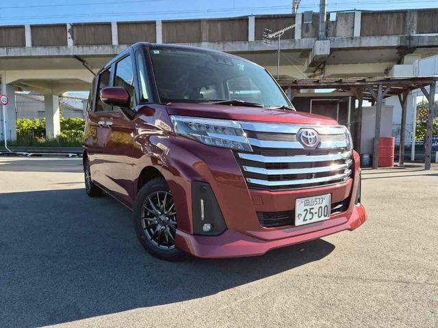 ルーミー(トヨタ) カスタムＧ−Ｔ　ドライブレコーダー　ＴＶ　両側スライドドア　クリアランスソナー　オートクルーズコントロール　衝突被害軽減システム　アルミホイール　オートライト　ＬＥＤヘッドランプ　スマートキー　シートヒーター 中古車画像