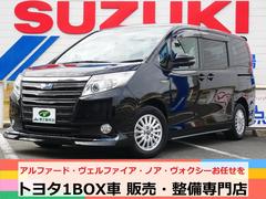 ノア ハイブリッドG 純正オプションエアロ 大画面ナビ トヨタ純正後席フリップダウンモニタ 両側パワースライド ステアリング連動バックカメラ 左右シートヒーター スマートキー2個付属 ビルトインETC クルーズコントロール 中古車画像