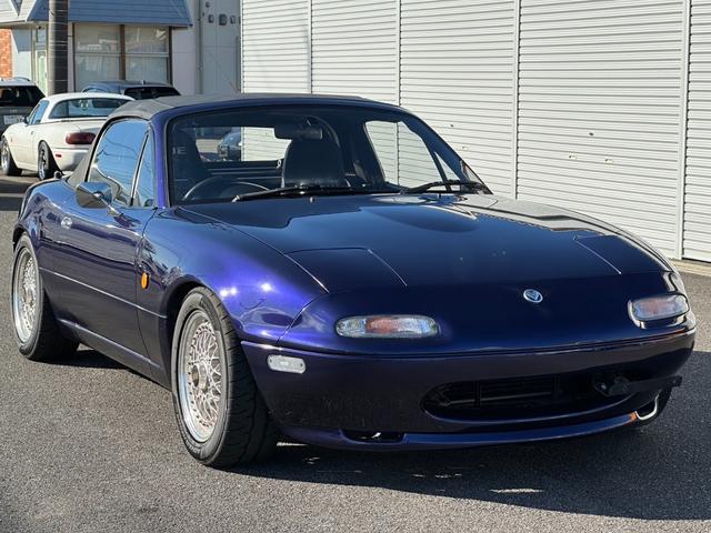 ユーノスロードスター(マツダ) Ｓスペシャル　タイプＩＩ　ガラス幌・ＨＫＳDampers・ＢＢＳ１５ＡＷ・フジツボエキマニ・マルハラジエター・ＡＰＥＸエアクリ・デフィ３連・ブリッドフルバケ・ナルディステア・Ｆリップ・ロールバー 中古車画像