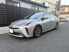 プリウス A 9インチナビ フルセグテレビ ETC HUD テレビキット モデリスタアルミホイール 内装色ホワイト 中古車画像