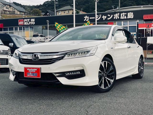 アコードハイブリッド(ホンダ) EX サンルーフ/純正ナビ/TV/黒革シート/全席シートヒーター/バックカメラ/サイドカメラ/ホンダセンシング/LEDヘッドライト/ETC/LEDフォグ/前席パワーシート/純正ドラレコ/純正18インチAW 中古車画像
