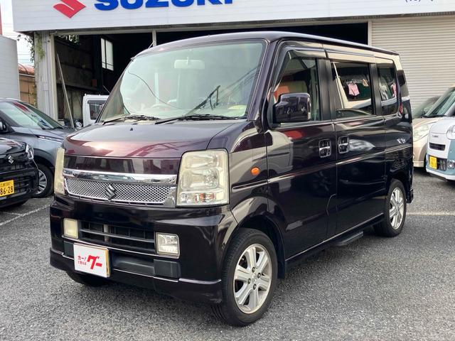 エブリイワゴン(スズキ) PZターボスペシャル 標準ルーフ 両側パワースライドドア オートステップ ETC シートカバー HID キーレス 14インチアルミ オートエアコン フォグランプ 電格ミラー 中古車画像