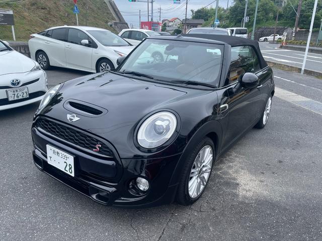 ＭＩＮＩ ＭＩＮＩ クーパーＳ　コンバーチブル　オートクルーズコントロール　ＡＴ　アルミホイール　盗難防止システム　ＡＢＳ　エアコン　パワーステアリング　６カ月保証　車検対応マフラー