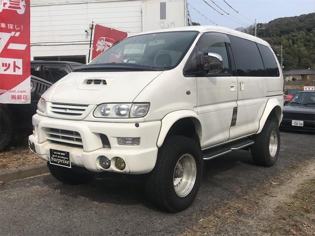 三菱 デリカスペースギア後席モニタ スライドドア バックカメラ ４ｗｄ リフトアップの中古車 車体価格58万円 1998 平成10 年式 走行19 3万キロ 車体色ホワイト 山口県宇部市大字中山字門前８４ ４ 有 トータルプロデュースサプライズの在庫 グーネット中古車