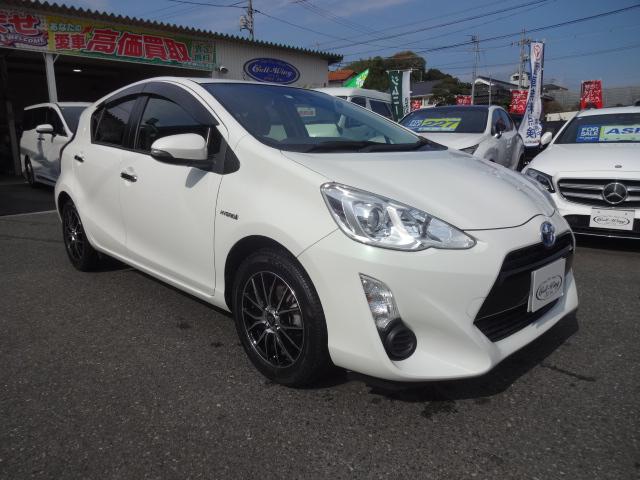 ◎車検Ｒ９年９月１４日までです！アクア入庫しました！ ☆清潔感あふれる状態で納車させていただきます！整備記録簿付きです！