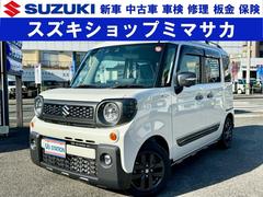 スズキ　スペーシアギア　ハイブリッドＸＺ　ターボ　禁煙車　全方位モニター付９インチナビ