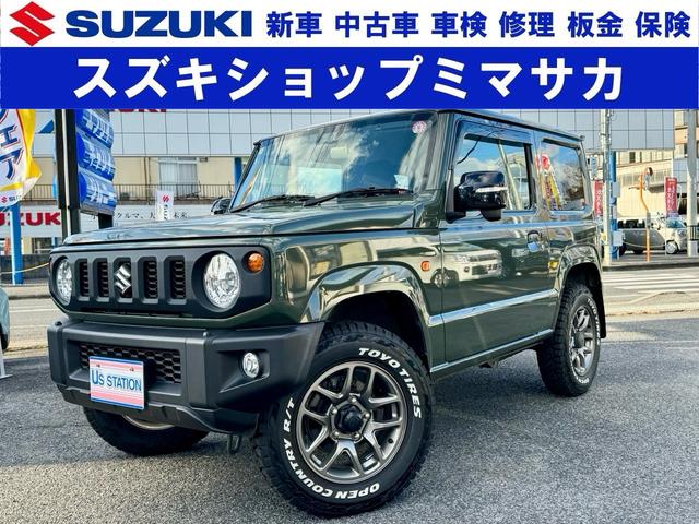 スズキ ジムニー ＸＣ　禁煙車　５速ＭＴ　純正８インチナビ　バックカメラ　オープンカントリーＲＴ　１８５／８５Ｒ１６　ドライブレコーダー　セーフティサポート　オートＡＣ　ＥＴＣ車載器　運転席・助手席シートヒーター