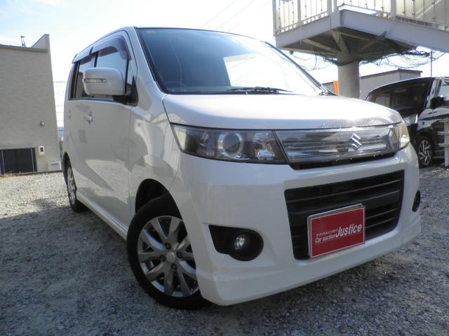 ワゴンＲスティングレー(スズキ) リミテッド　ナビワンセグ　Ｂカメラ　ＥＴＣ　ハーフレザー　スマートキー 中古車画像