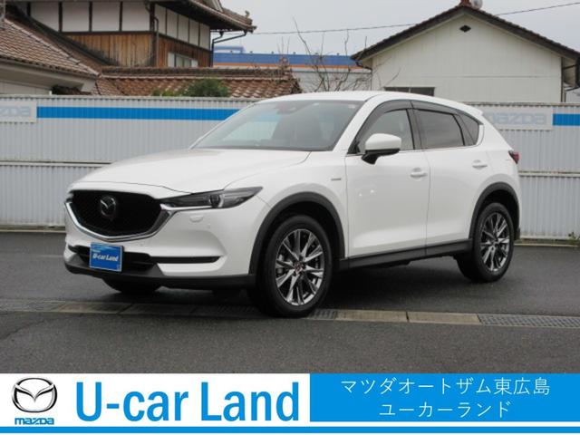 マツダ ＣＸ－５ ２５Ｓ　１００周年特別記念車　ＡＡＣ　スマートキー　クルーズコントロール　ＬＥＤヘッドライト　アイドリングストップ　コーナーセンサー　フルセグＴＶ　全周囲モニター　ＥＴＣ　衝突軽減ブレーキサポート　イモビ　革シート　ワンオーナー