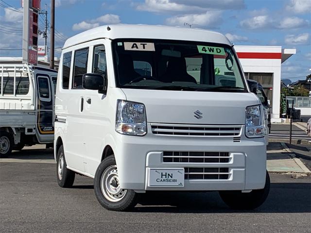 エブリイ(スズキ) ＰＡ　ハイルーフ　４ＷＤ　ＡＴ（５ＡＧＳ）　オートライト　ＡＢＳ　運転席エアバッグ　助手席エアバッグ　ＥＳＣ　衝突安全ボディ　エアコン　パワーステアリング　両側スライドドア　ＡＭ／ＦＭラジオ 中古車画像