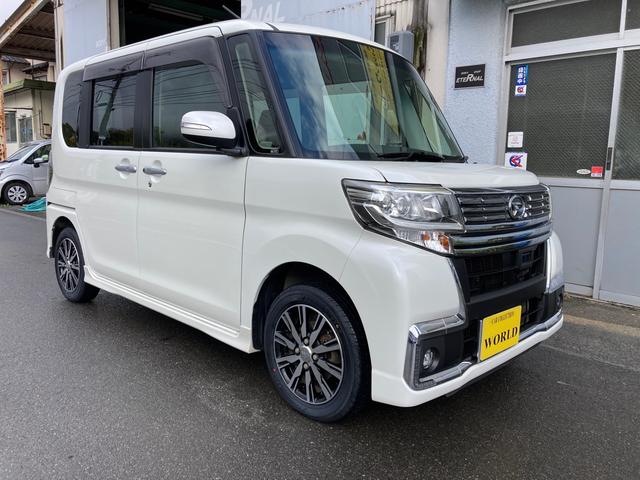 ダイハツ タント カスタムＸ　トップエディションＳＡＩＩ　ワンオーナー車　国産タイヤ４本新品