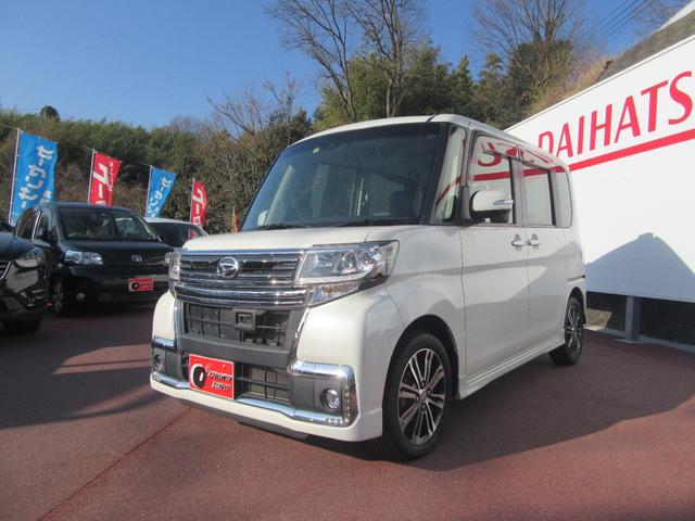 ダイハツ タント カスタムＲＳ　トップエディションＳＡＩＩ　ワンオーナー禁煙車・インタークーラーターボ・スマートアシスト・地デジナビゲーション・ドライブレコーダー・バックカメラ・ＥＴＣ・プッシュスタート・スマートキー２個・ＬＥＤヘッドランプ・ＬＥＤフォグランプ