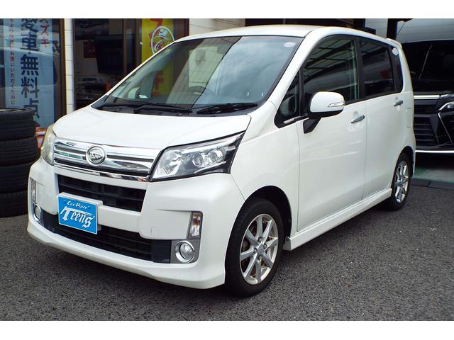 ムーヴ(ダイハツ) カスタム　Ｘ　ＳＡ　衝突軽減システム　ＡＢＳ　横滑り防止装置　前後ドラレコ　ナビ　フルセグＴＶ　バックカメラ　Ｂｌｕｅｔｏｏｔｈ　ミュージックサーバー　ＤＶＤ再生　ＬＥＤヘッドライト　フォグランプ　スマートキー　ＥＴＣ 中古車画像