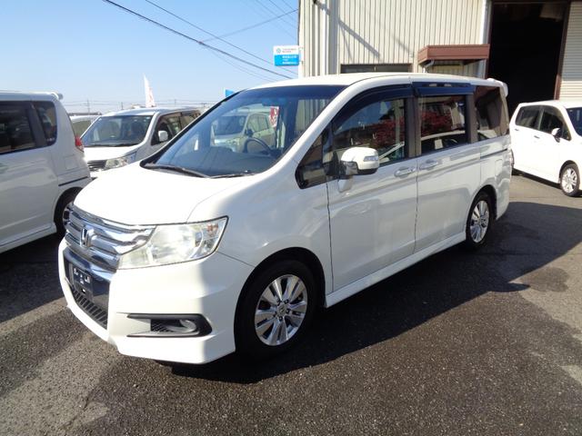 ステップワゴンスパーダ(ホンダ) Ｚ　ディーラー下取り車　地デジＢｌｕｅｔｏｏｔｈ　両側Ｐスライドドア　リアモニター　ワンオーナー　スマートキー　ＥＴＣ 中古車画像