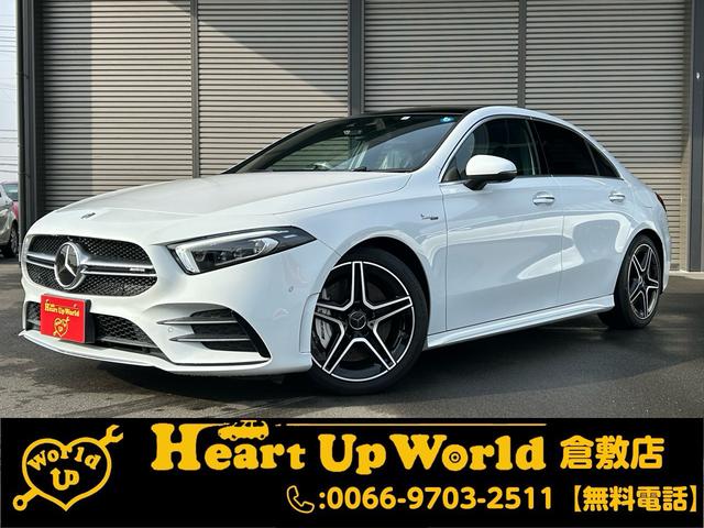 メルセデスＡＭＧ Ａクラスセダン Ａ３５　４マチックセダン　ＡＭＧアドバンスドパッケージ　パノラミックスライディングルーフ　ナビゲーションパッケージ　　フルセグ　ＥＴＣ２．０