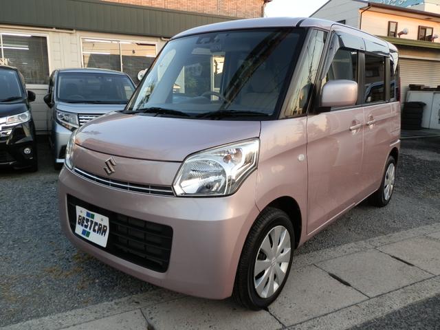 スペーシア(スズキ) Ｘ　レーダーブレーキサポート　ナビＴＶ　Ｂｌｕｅｔｏｏｔｈ　バックカメラ　ＥＴＣ　前後ドライブレコーダー　禁煙車　左パワースライドドア　衝突軽減システム 中古車画像