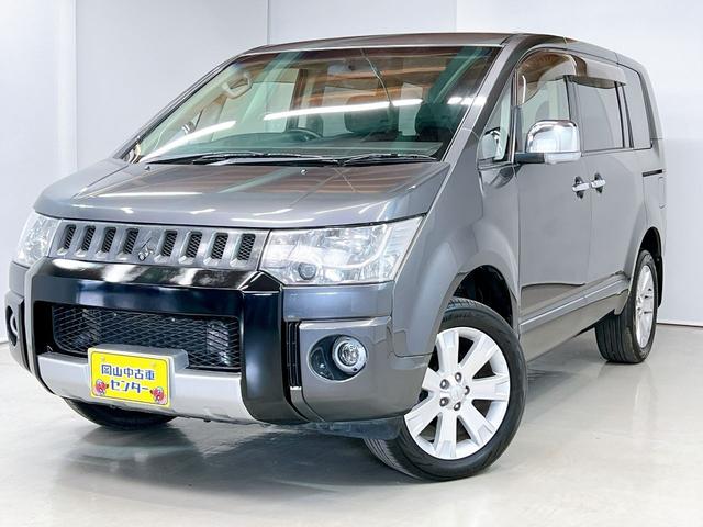 デリカD:5(三菱) D プレミアム 4WD 両側パワースライドドア シートヒーター クルーズコントロール 後席モニター バックカメラ ナビ Bluetooth フルセグ HIDヘッドライト オートライト パドルシフト 電格ミラー ETC 中古車画像