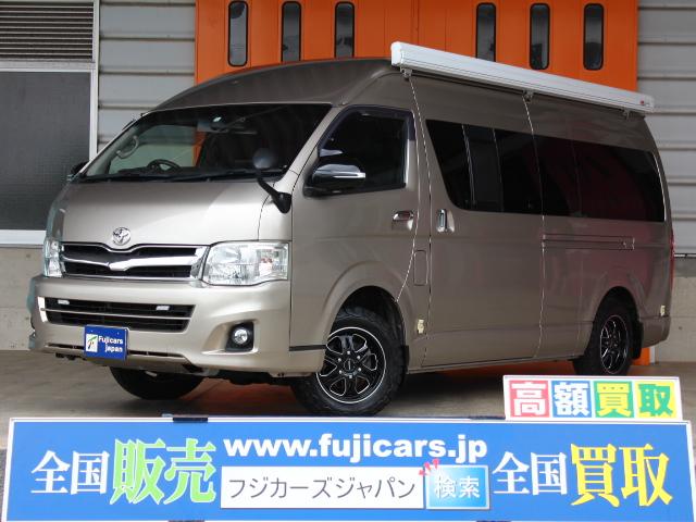 ハイエースバン トヨタ キャンパー鹿児島 オリジナルキャンパー ツインサブバッテリー 走行充電 コンバーター 1500wインバーター 外部電源 ffヒーター 冷蔵庫 テレビ リアクーラー サイドオーニング ナビ フルセグ 広島県 キャンパー鹿児島 オリジナル