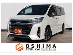 ノア Si ダブルバイビーIII 禁煙車 10インチナビ フリップダウンモニター ドラレコ前後 ETC車載器 両側パワースライドドア バックドアイージークローザー ブラックハーフレザー調シート ブラックウッドコンビハンドル 16AW 中古車画像