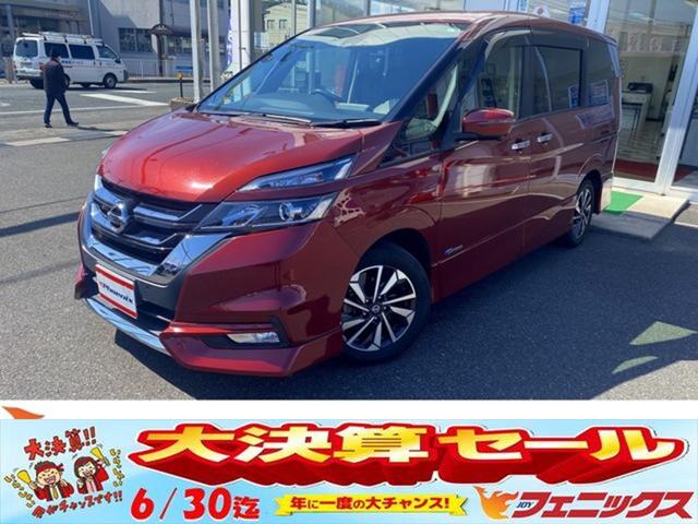 ハイウェイスターＶセレクション☆９型ナビ☆全周囲Ｍ☆試乗ＯＫ　純正９インチＳＤナビ☆リアモニター☆アラウンドビューモニター☆エマージェンシーブレーキ☆両側パワースライドドア☆革調カバー☆ＬＥＤライト☆インテリキー☆ＥＴＣ☆クルーズコントロール☆１６ＡＷ☆試乗ＯＫ