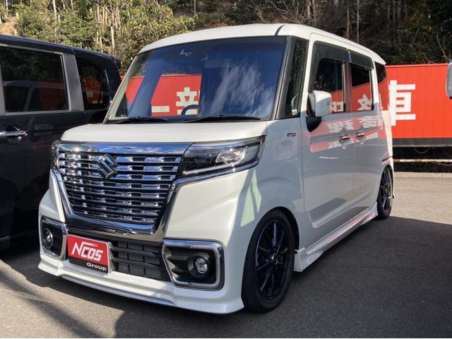 スズキ スペーシアカスタム ハイブリッドｘｓターボ 車高調 柿本マフラー タワーバー １５インチアルミの中古車 グーネット中古車