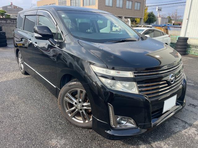 エルグランド(日産) ２５０ハイウェイスターアーバンクロム　タイミングチェーン　地デジ　Ｂｌｕｅｔｏｏｔｈ接続　フリップダウンモニター　両側パワースライドドア　ＨＩＤ　スマートキー　オットマン 中古車画像