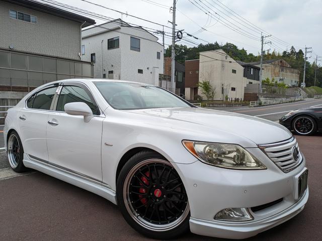 ＬＳ(レクサス) ＬＳ４６０　ＷＡＬＤエアロ／ローダウン／ナビ／ＥＴＣ／Ｂカメラ／黒革シート／マークレビンソン／段リム 中古車画像