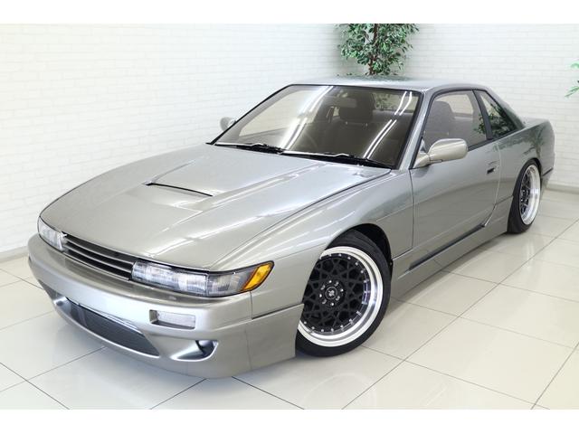 5速MT ターボ ロケバニフルエアロ 車高調 角目ライト 社外17インチアルミ 柿本マフラー 全塗装色替え(1枚目)