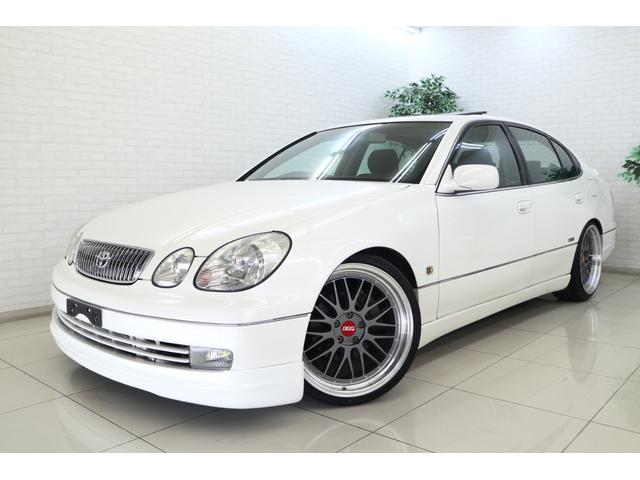 アリスト(トヨタ) Ｖ３００ベルテックスエディション　サンルーフ　社外２０インチアルミ　車高調　フルエアロ　ＢＬＩＴＺエアクリ　社外マフラー 中古車画像