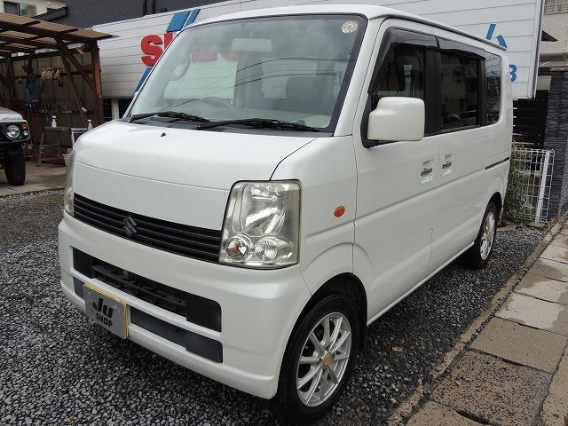 エブリイワゴン(スズキ) JP Aftermarketナビ 地デジ キーレス Aftermarketアルミホイール 禁煙 中古車画像
