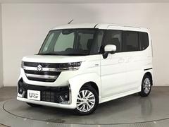 スペーシアカスタム ハイブリッドGS LED・フルセグ・メモリナビ・DVD・バックカメラ・シートヒーター・ETC 前後衝突被害軽減ブレーキ LEDライト 盗難防止 フルセグ地デジTV 横滑り防止装置 片側電動両側スライドドア パワステ 中古車画像