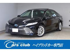 カムリ Gレザーパッケージ ワンオーナー 本革シート パノラマムーンルーフ 純正8型SDナビ Bカメラ 禁煙車 純正18インチAW セーフティセンス ICS BSM HUD 前席パワーシート シートヒーター AC1500W 中古車画像