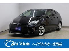 プリウス Gツーリングセレクション 後期型 寒冷地仕様 禁煙車 純正8型HDDナビ BT接続 Bカメラ 純正17インチツーリングAW LEDヘッドライト パワーシート クルーズコントロール ハーフレザーシート 雨滴感知式ワイパー ETC 中古車画像