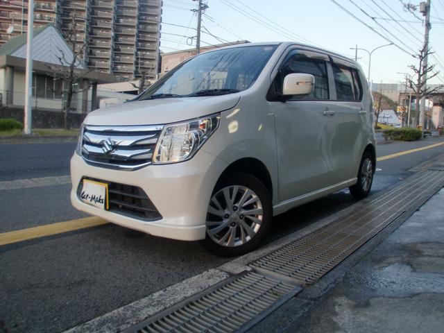 社外ワンセグメモリーナビ　レーダーブレーキサポート 平成２７年式、パールのワゴンＲ入庫しました！！