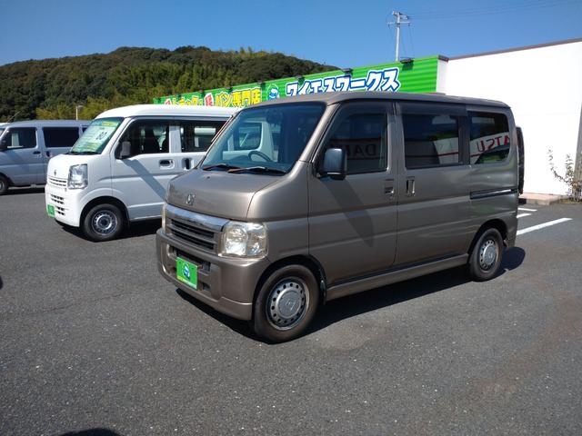 バモス Ｍターボ　ＥＴＣ　両側スライドドア　キーレスエントリー　ＡＴ　ＡＢＳ　ＣＤ　衝突安全ボディ　エアコン　パワーステアリング　パワーウィンドウ（1枚目）
