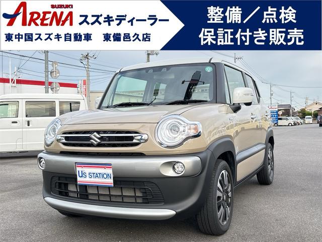 クロスビー(スズキ) ハイブリッドＭＺ　ブラウンアクセントパッケージ　ターボ車　８インチ純正パナソニックナビ　全周囲カメラ　リヤパーキングセンサー　オートクルーズコントロール　車線維持支援機能　オートライト　ＬＥＤヘッドランプ　スマートキー 中古車画像