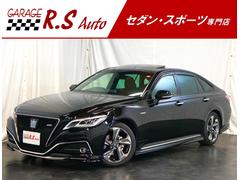 トヨタ　クラウンハイブリッド　ＲＳ　ＴＲＤフルエアロ　サンルーフ　黒革