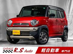 ハスラー　Ｇ　ハイブリッド　禁煙車　ＴＶナビ　バックカメラ　衝突軽減ブレーキ　スマートキー　シートヒーター　フルセグ　ＣＤ／ＤＶＤ　Ｂｌｕｅｔｏｏｔｈ接続　ＥＴＣ車載器　ベンチシート　フルフラット　プッシュスタート　ＬＥＤヘッド（スズキ）