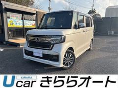 N-BOXカスタム L 社外ナビ・TV/バックカメラ/スマートキー/オートライト/LEDヘッドライト/シートヒーター/ETC/左側パワースライドドア/安全装備付き 中古車画像
