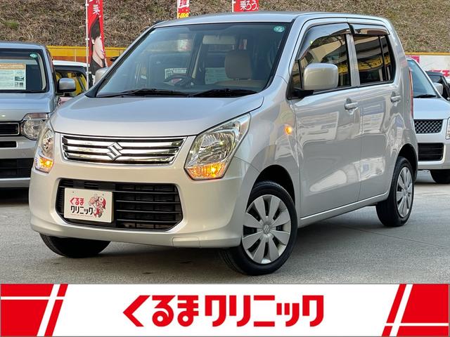 ワゴンＲ(スズキ) ＦＸ　／アイドリングストップ／ＣＶＴ／ＣＤ／ＥＴＣ／キーレス／電動ミラー／ベンチシート／フルフラット／禁煙車／エアコンコンプレッサー交換済 中古車画像