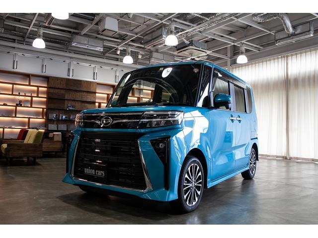 ダイハツ タント カスタムＲＳ　当社ユーザー下取車　ワンオーナー禁煙車　スマートクルーズパック　パノラマモニター対応カメラ　プレミアムナビ　ＢＳＭ　レインクリアリングミラー　ＬＥＤフォグランプ（イエロー）　カーペットマット　バイザー