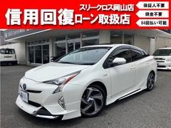 トヨタ　プリウス　Ｓセーフティプラス　サンルーフ　モデリスタ１８インチアルミ　エアロ